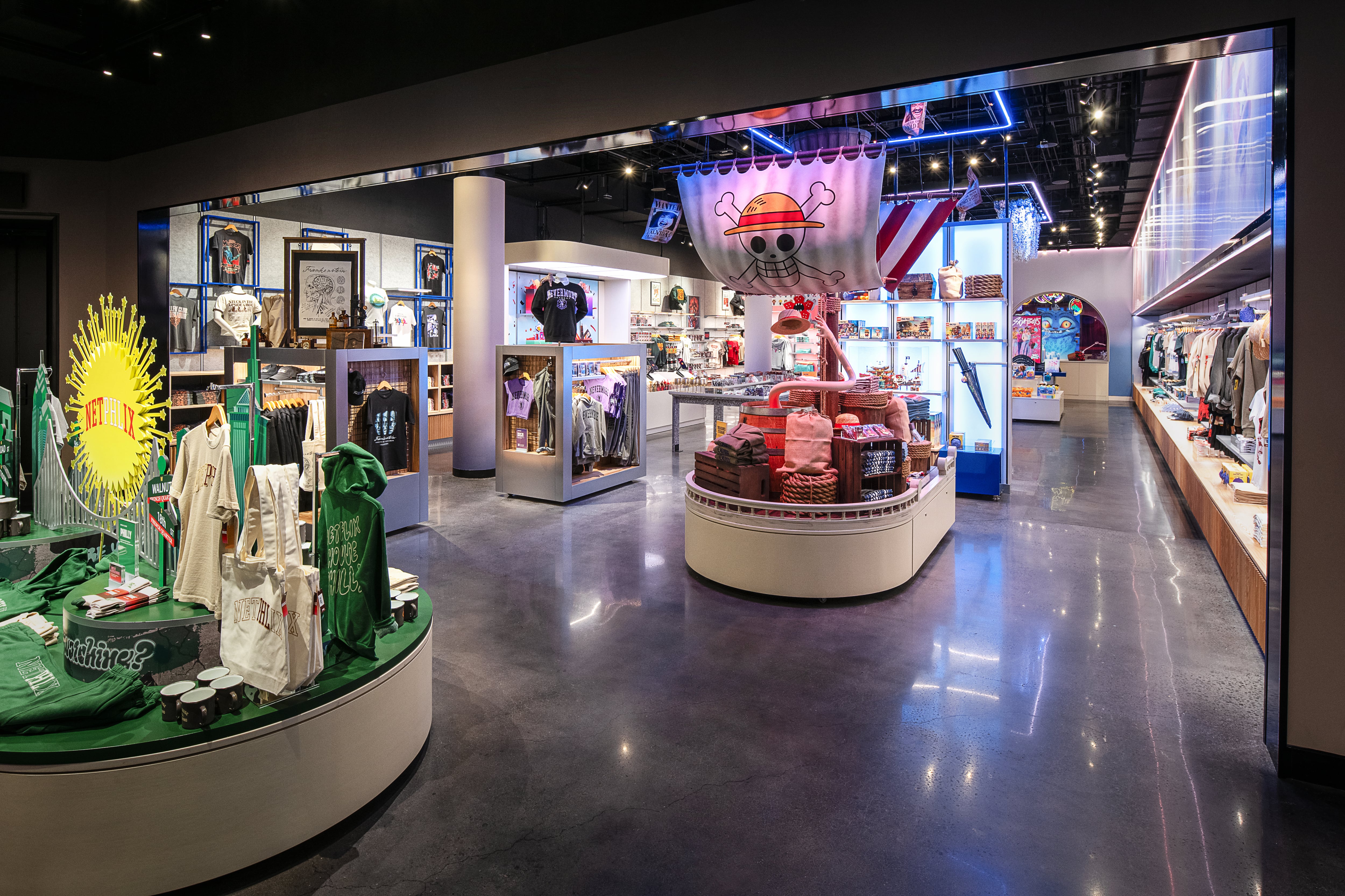 Netflix presentó su primer local temático en Philadelphia, Estados Unidos, con juegos, merchandising y experiencias inmersivas
