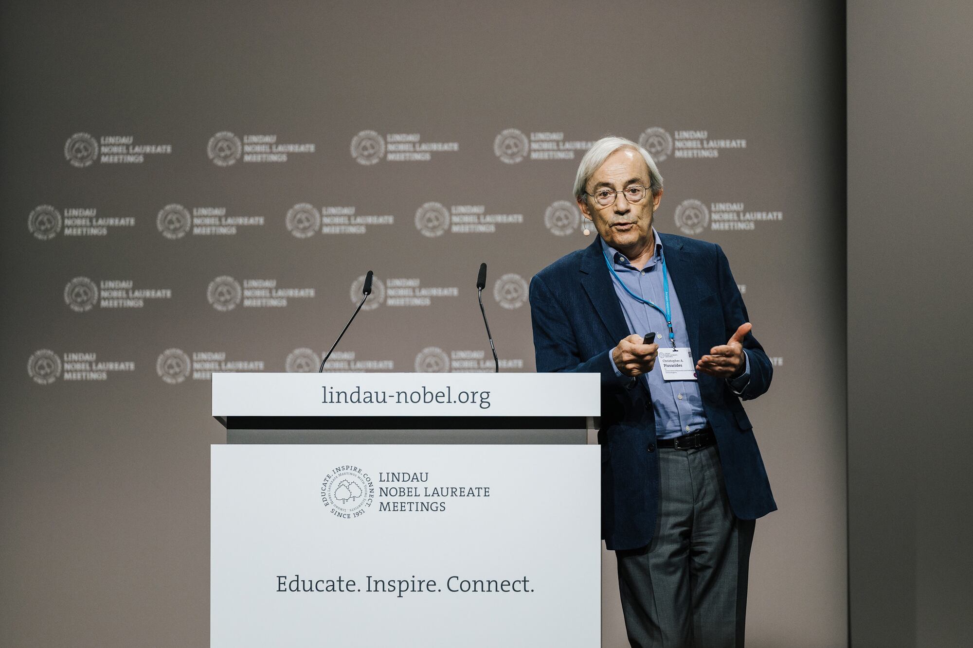 Christopher Pissarides, ganador del Premio Nobel de Economía en 2010