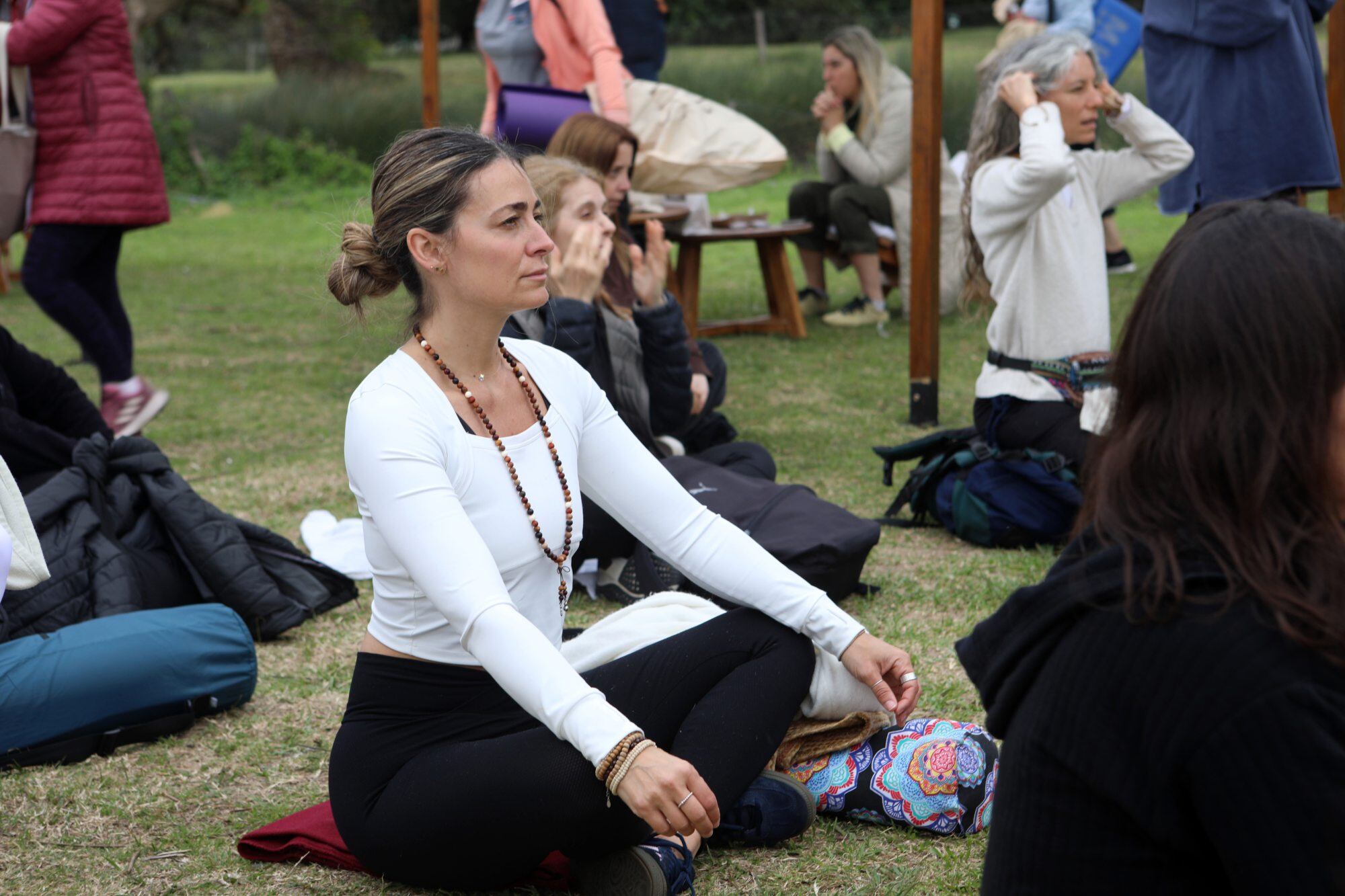 El público participó de todas las actividades con mucho entusiasmo pese a la llovizna
