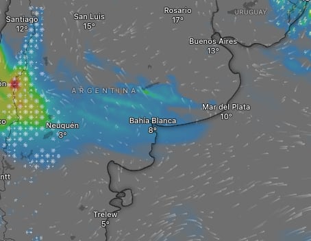 Hay alerta naranja y amarilla por tormentas, nevadas y Zonda para este miércoles 5 de agosto: las provincias afectadas