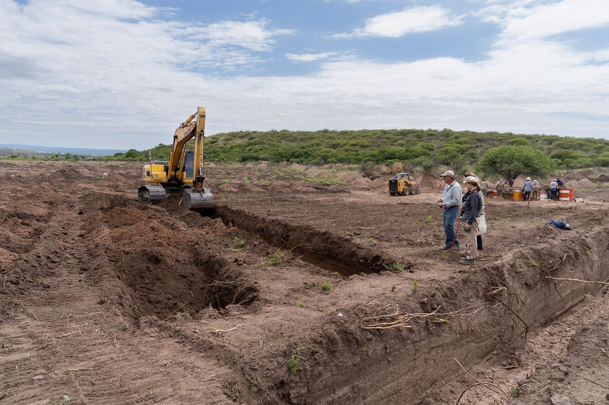 Las excavaciones en el centro clandestino de detención La Perla, en Córdoba