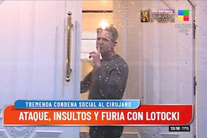 La reacción de Aníbal Lotocki tras ser increpado en la puerta de su casa