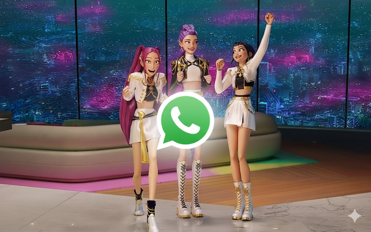 Cómo activar el “modo Las guerreras K-pop” de WhatsApp en octubre