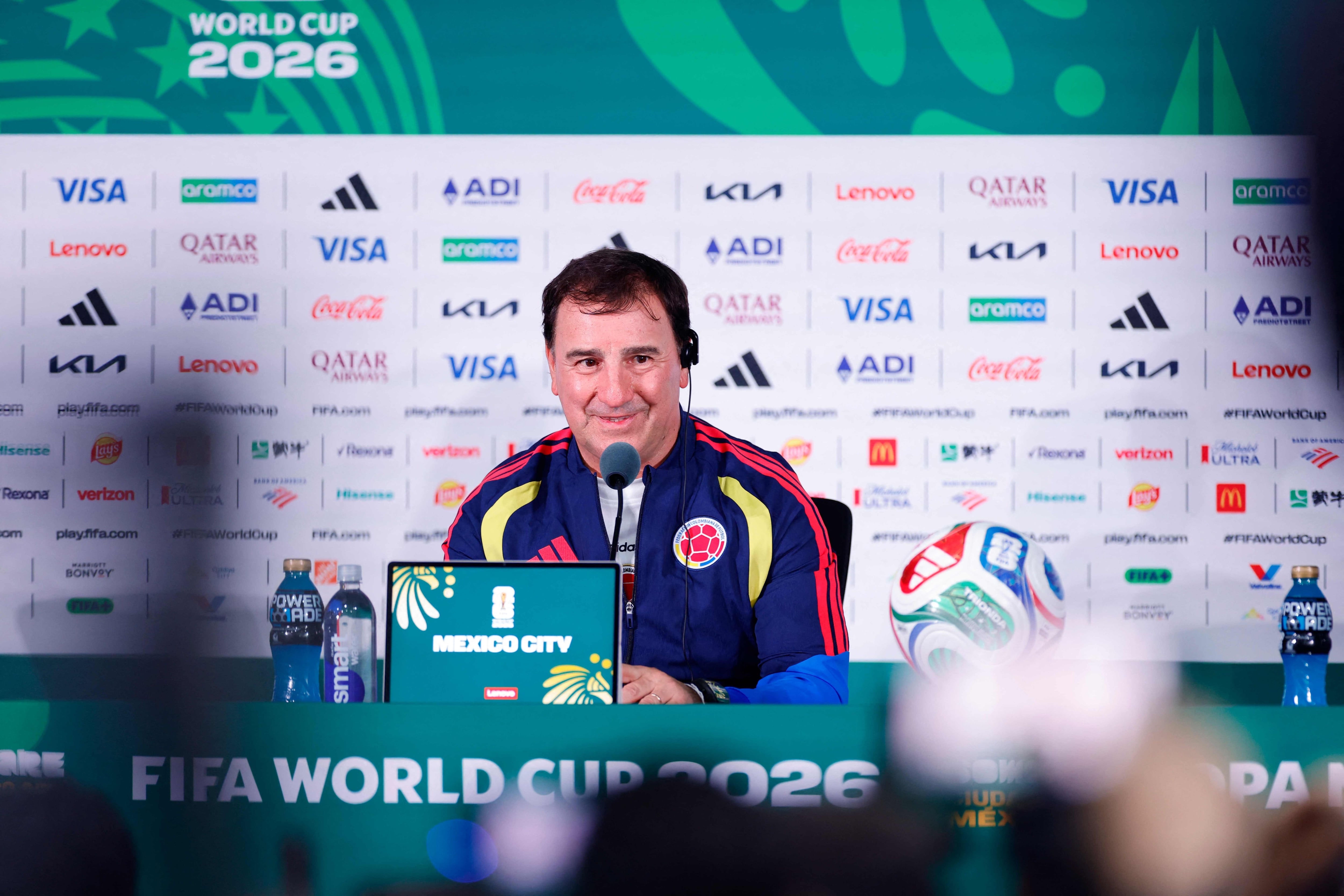 Lorenzo, en la conferencia de prensa