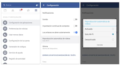 3 simples pasos para desactivar la reproducción de videos desde el celular.