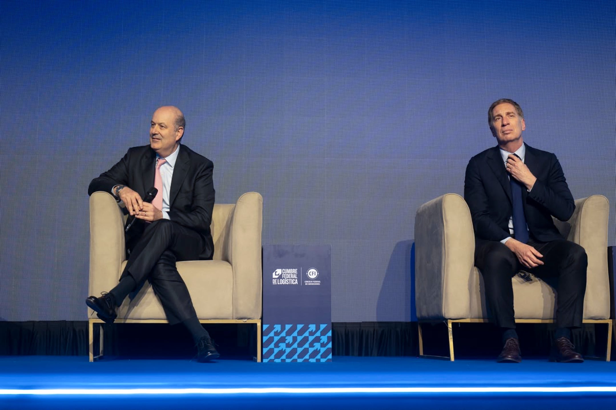 Federico Sturzenegger y Diego Santilli, un encuentro del Consejo Federal de Inversiones (CFI)