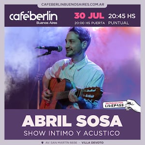 Abril Sosa - Show íntimo y acústico