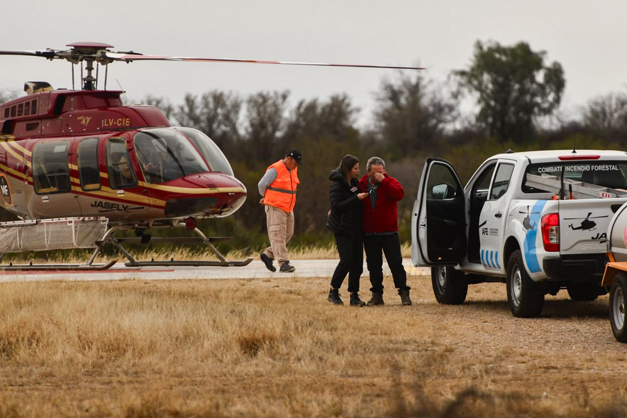 Trágica caída de un helicóptero en San Juan: siete muertos