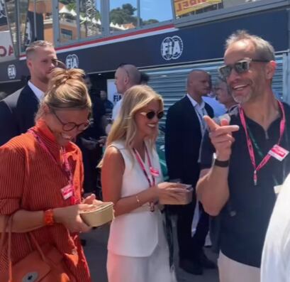 Corceiro en el paddock se llevó todas las miradas