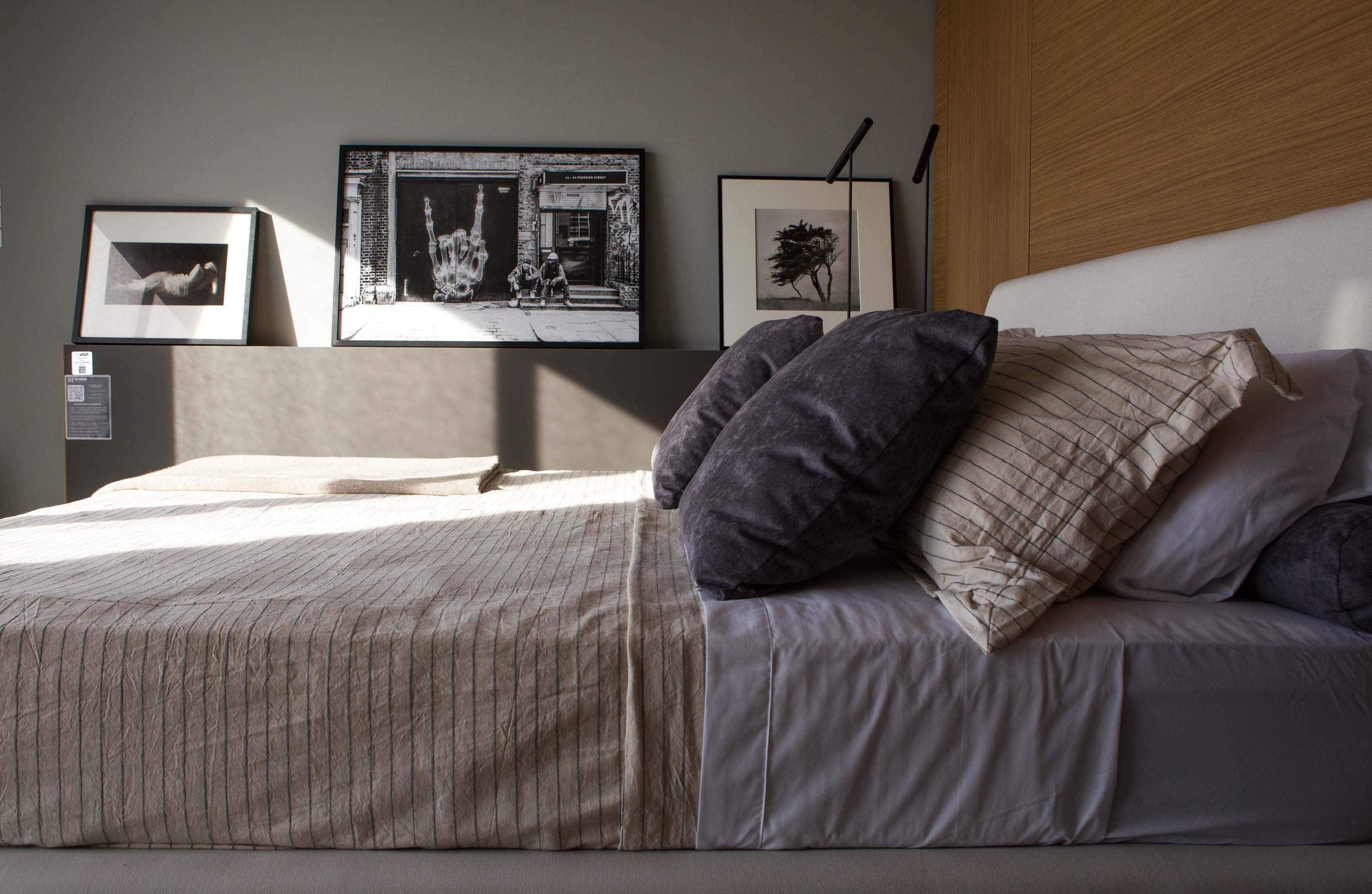 Desde la izquierda, fotos de Lola García Berro, Sergio Castiglione y Felicitas Bonino (Diderot. art).