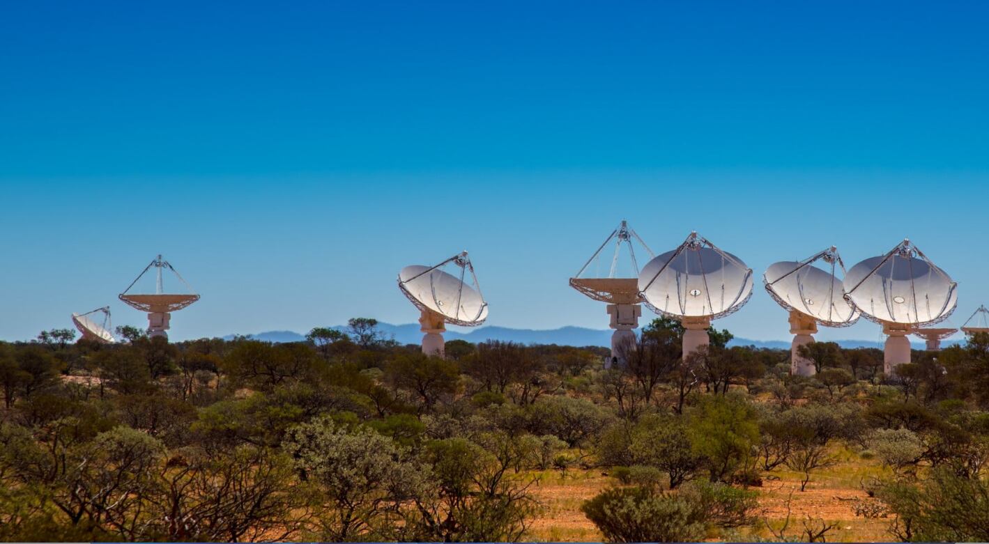 El telescopio ASKAP en Australia es único en su tecnología (Foto: CSIRO)