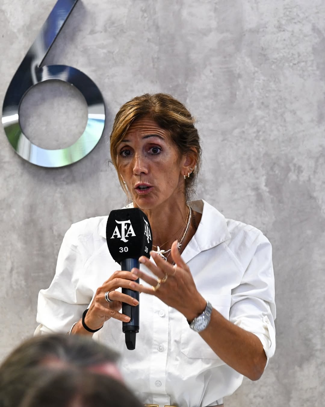 Carolina Cristinziano, vicepresidenta de Rosario Central y una de las voces más activas en la reunión de Comité