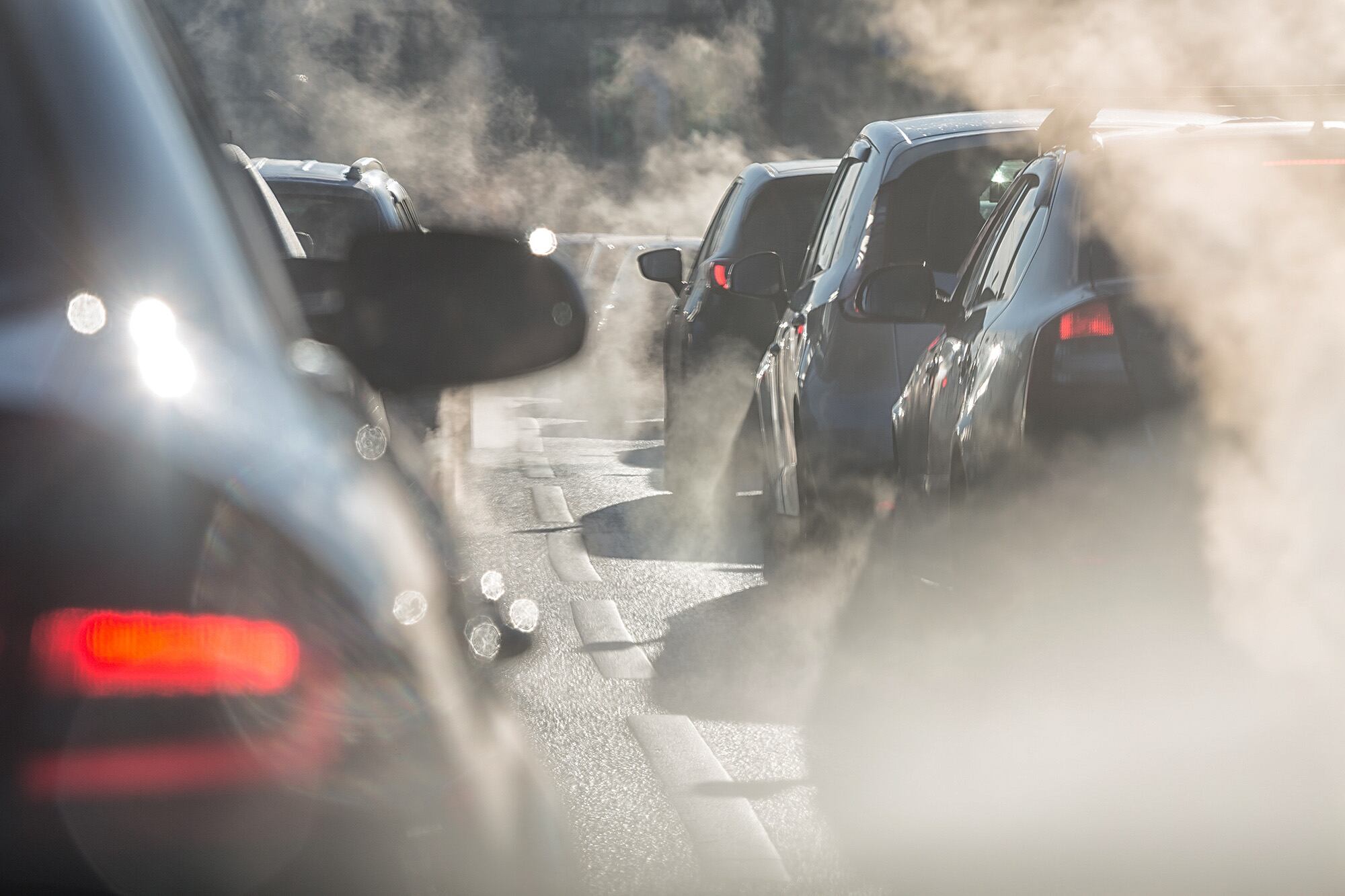 Contaminación por el humo de caños de escape
