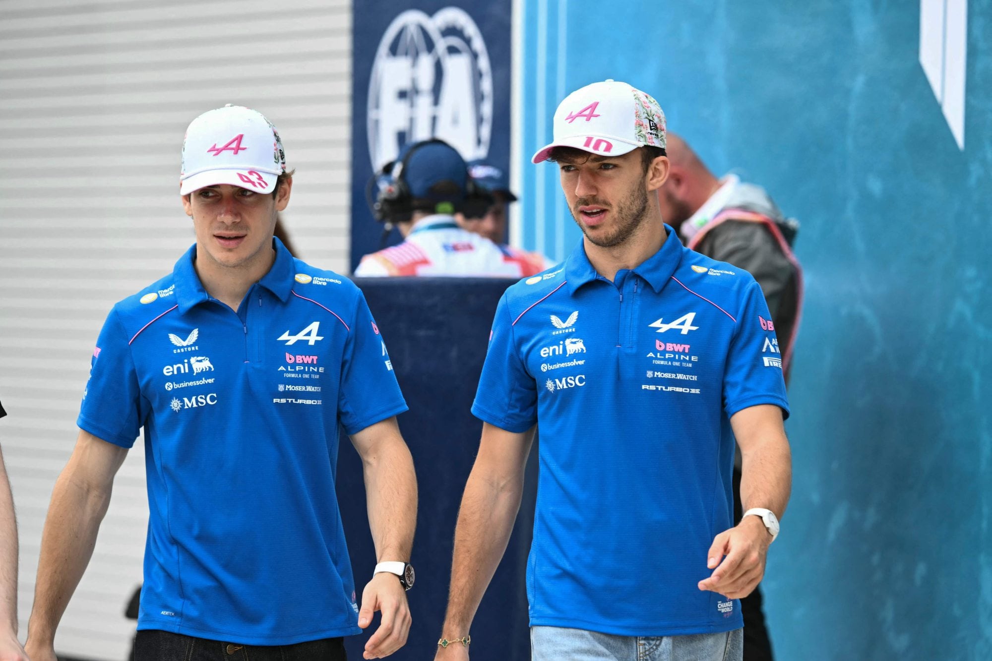 Colapinto tiene un rendimiento similar al de su compañero de Alpine, Pierre Gasly