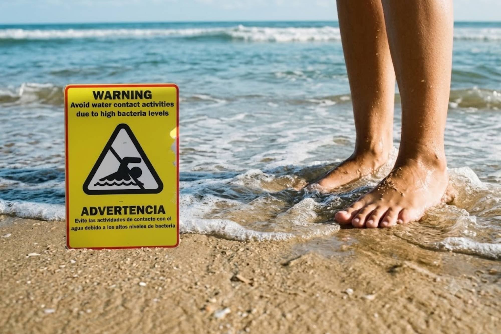 Playas contaminadas en Nueva Jersey: rige una alerta sanitaria por una bacteria peligrosa en el agua