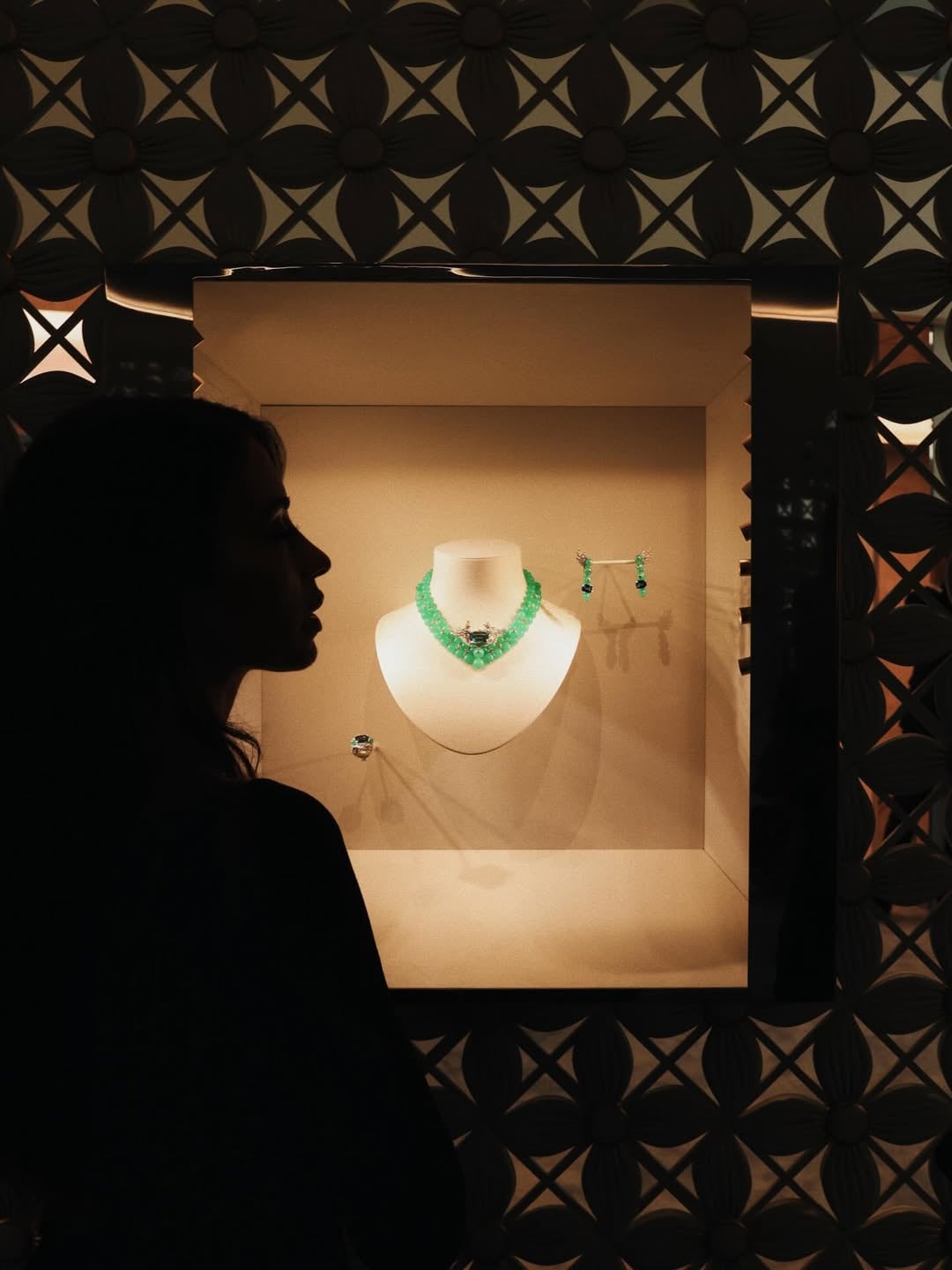 Anto Roccuzzo durante la presentación de las nuevas joyas de la firma (Foto: Instagram @antonelaroccuzzo)