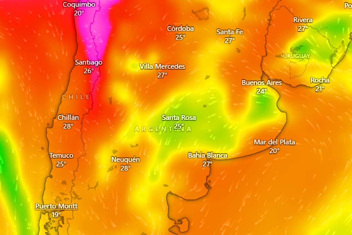 Lluvias, nubes y una máxima debajo de los 30° C: así estará el clima este sábado, según el último informe del SMN