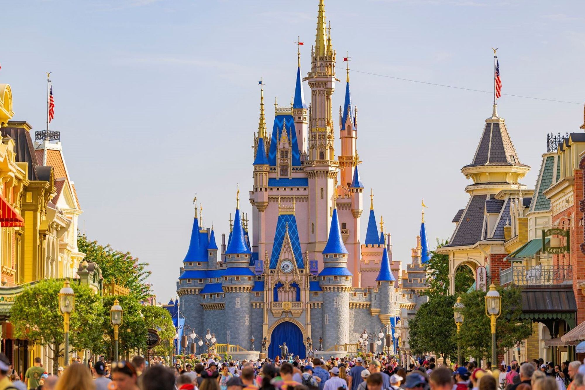 El trabajador de Walt Disney World frenó la bola de 180 kilos y debió ser hospitalizado