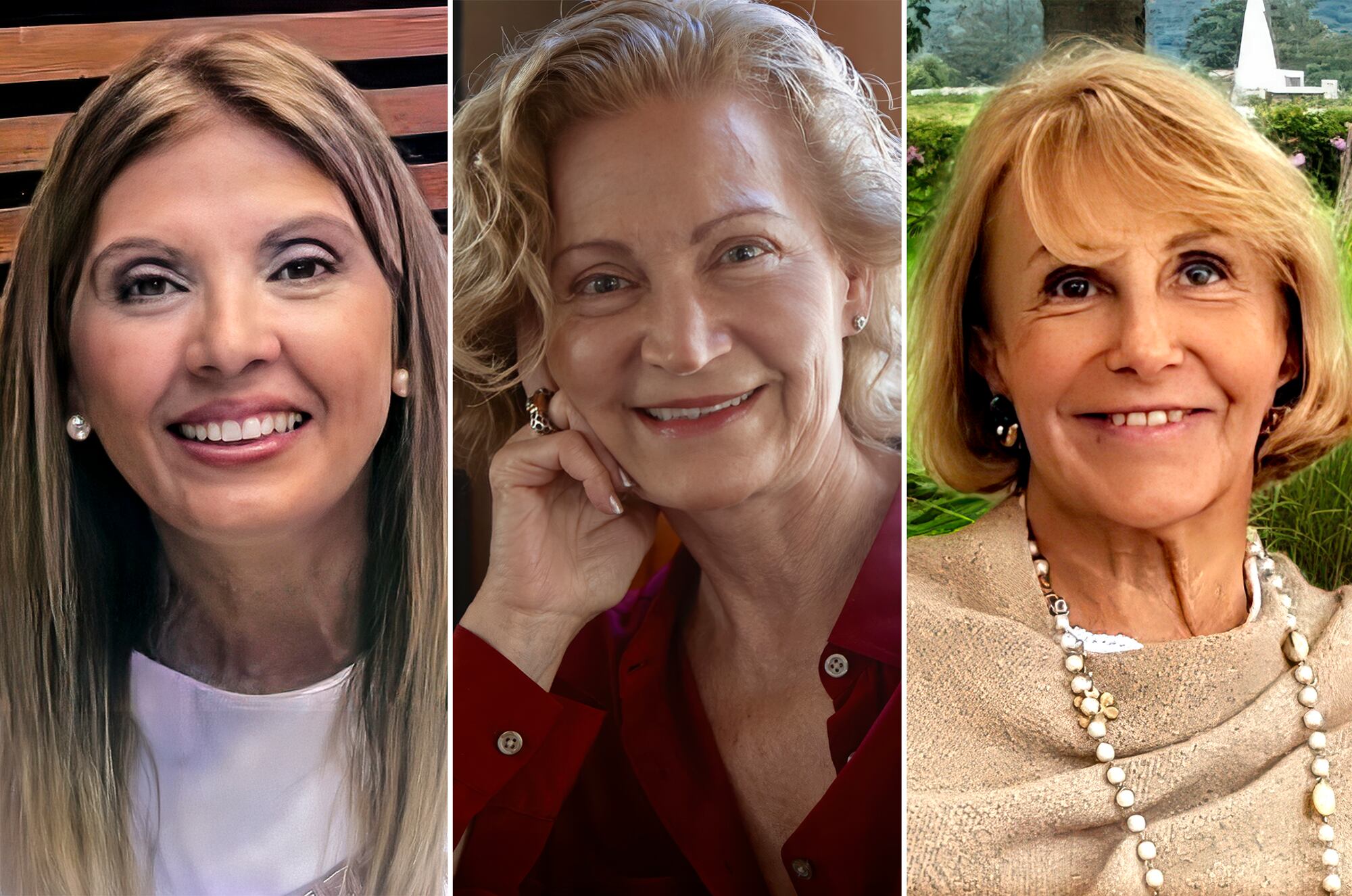 Claudia Farías Gómez, Gwendolyn Díaz-Ridgeway y Laura Bertone