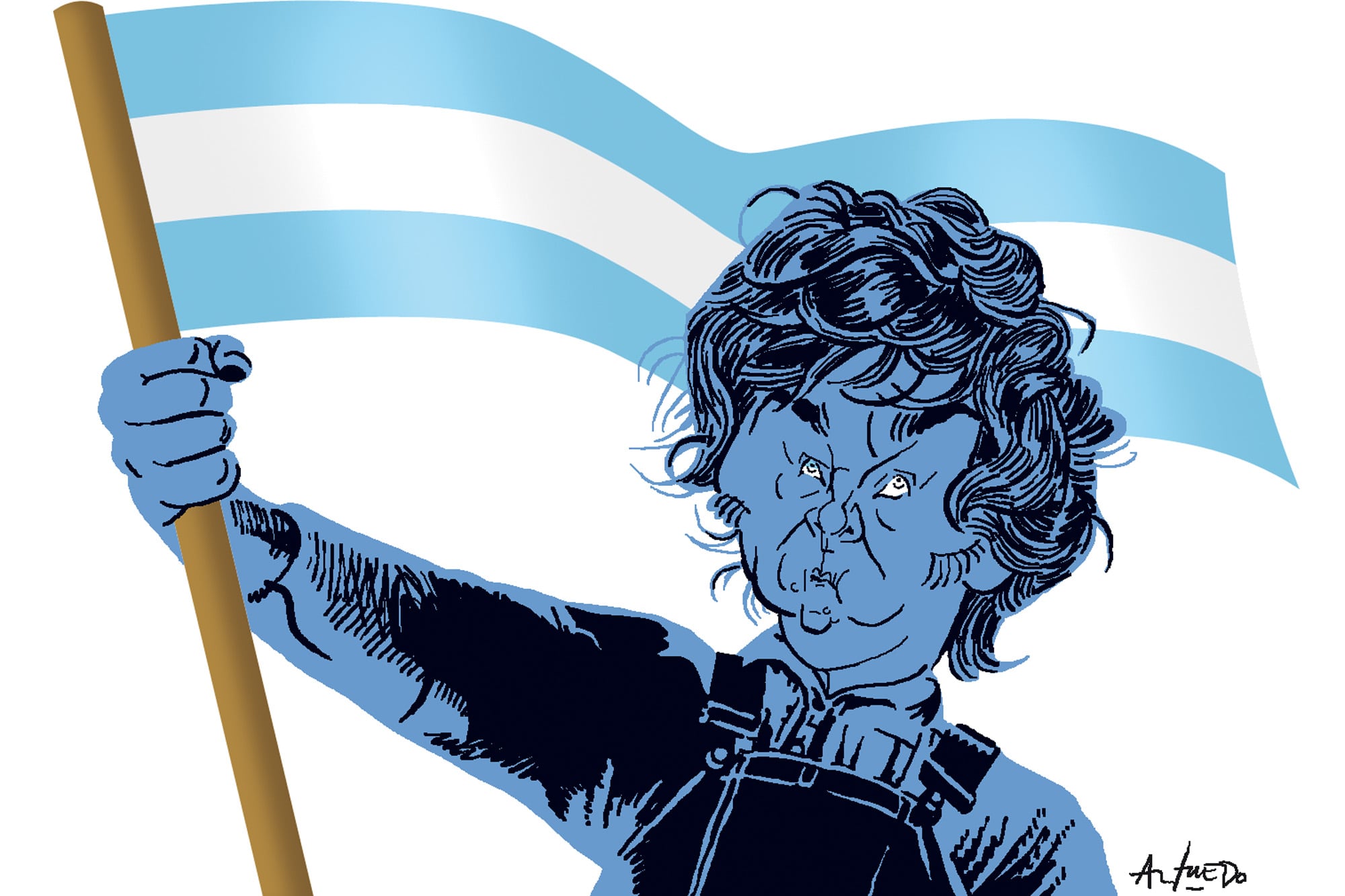 Y un día Milei descubrió el nacionalismo