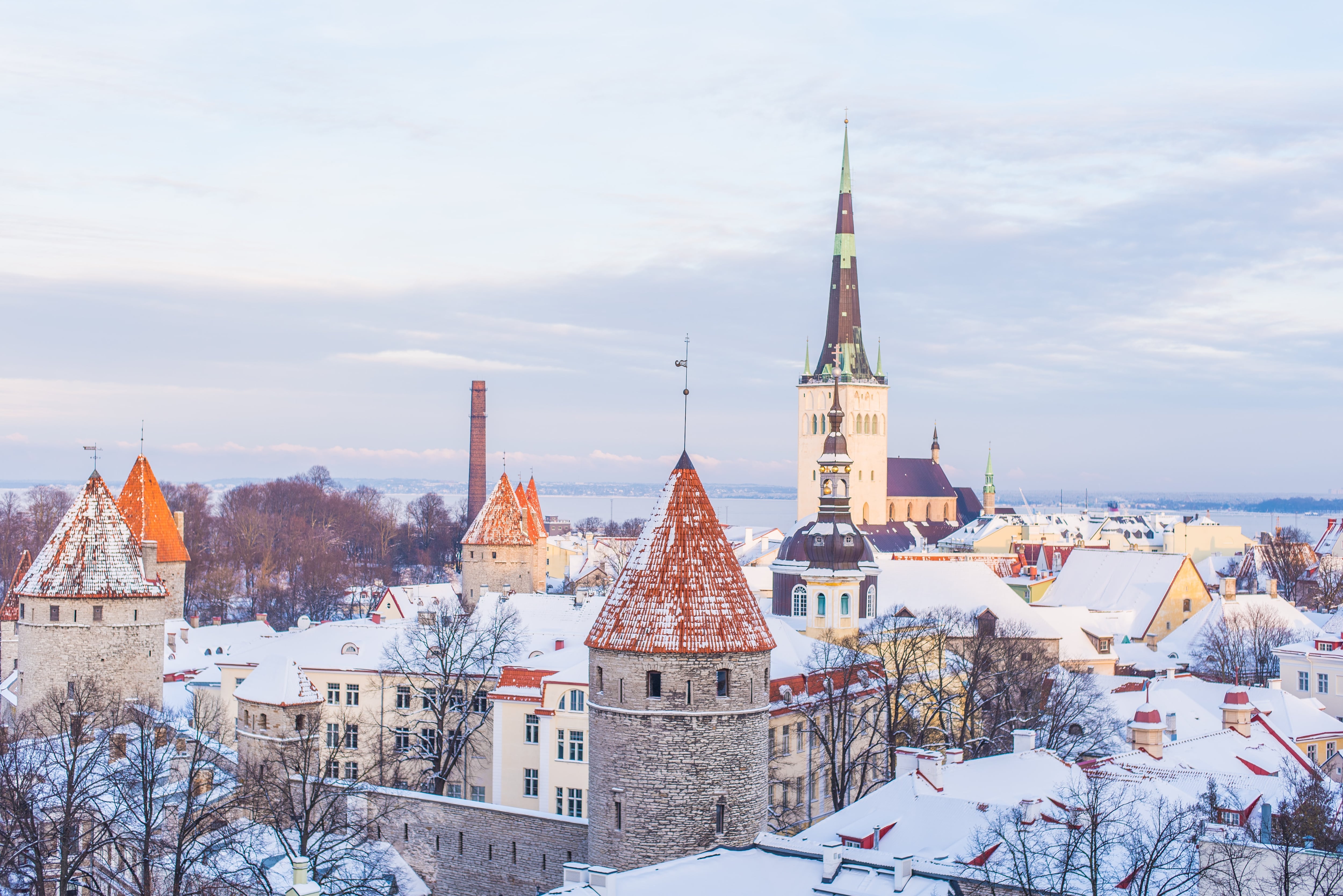 El casco antiguo de Tallin está dividido en Ciudad Baja o Vanalinn y Ciudad Alta o Toompea