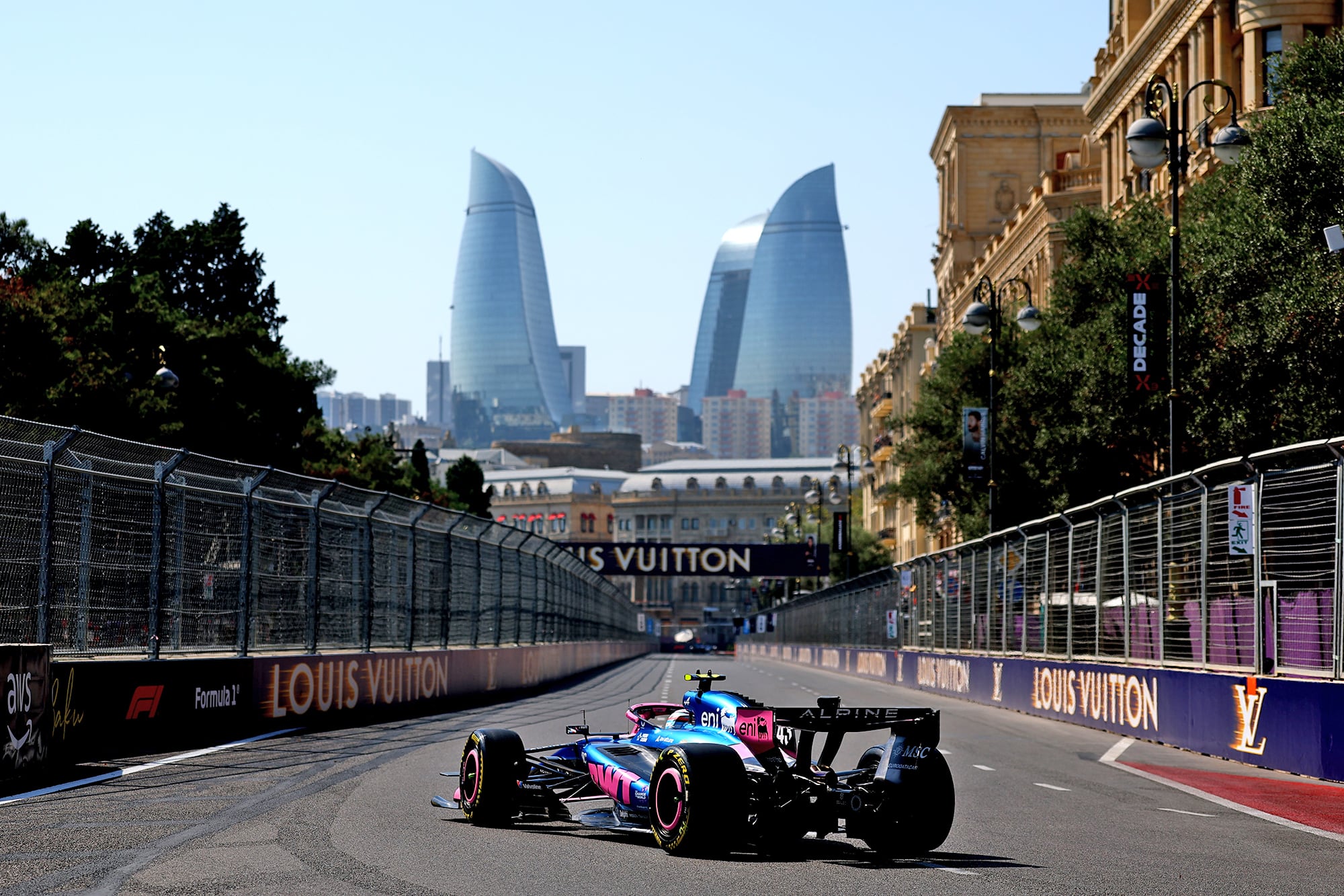 Colapinto mejora a la 11ª plaza en la segunda práctica del GP de Azerbaiyán