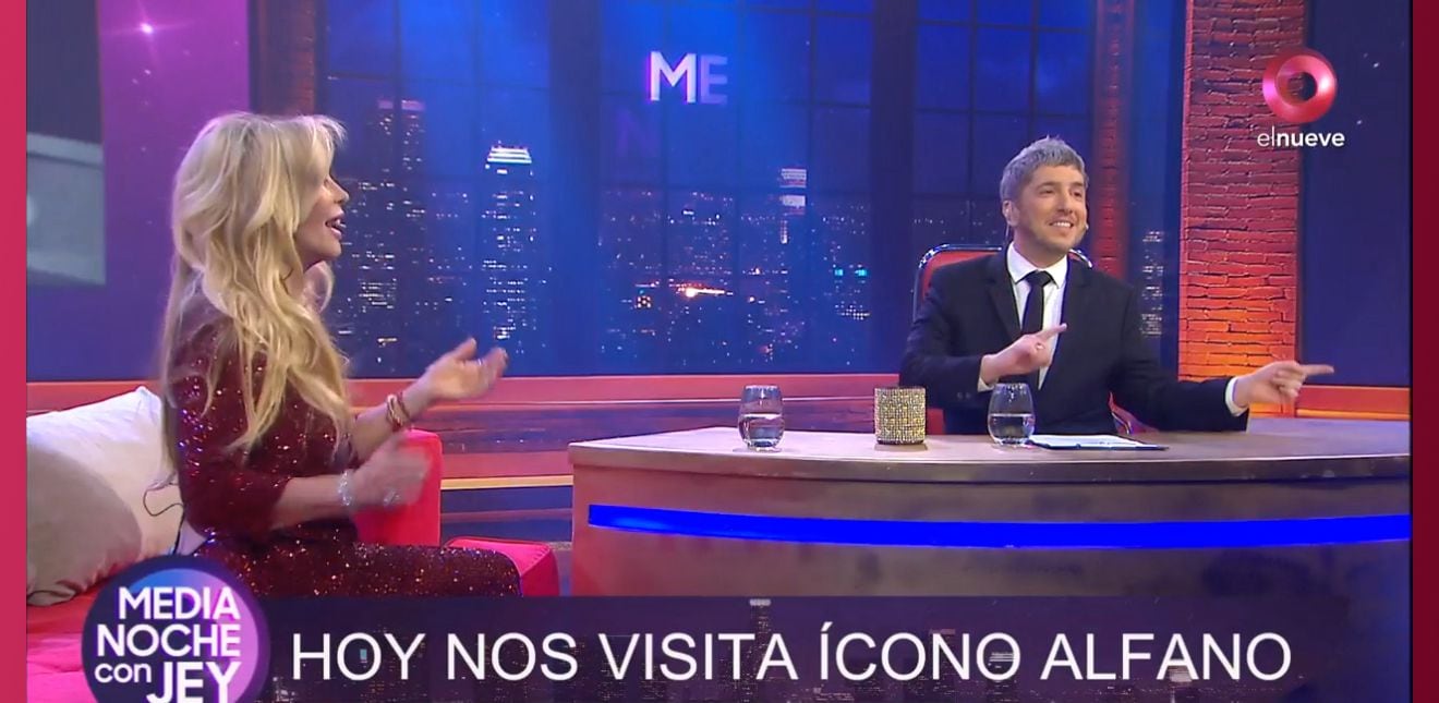 Graciela Alfano visitó a Jey Mammón en su primer programa
