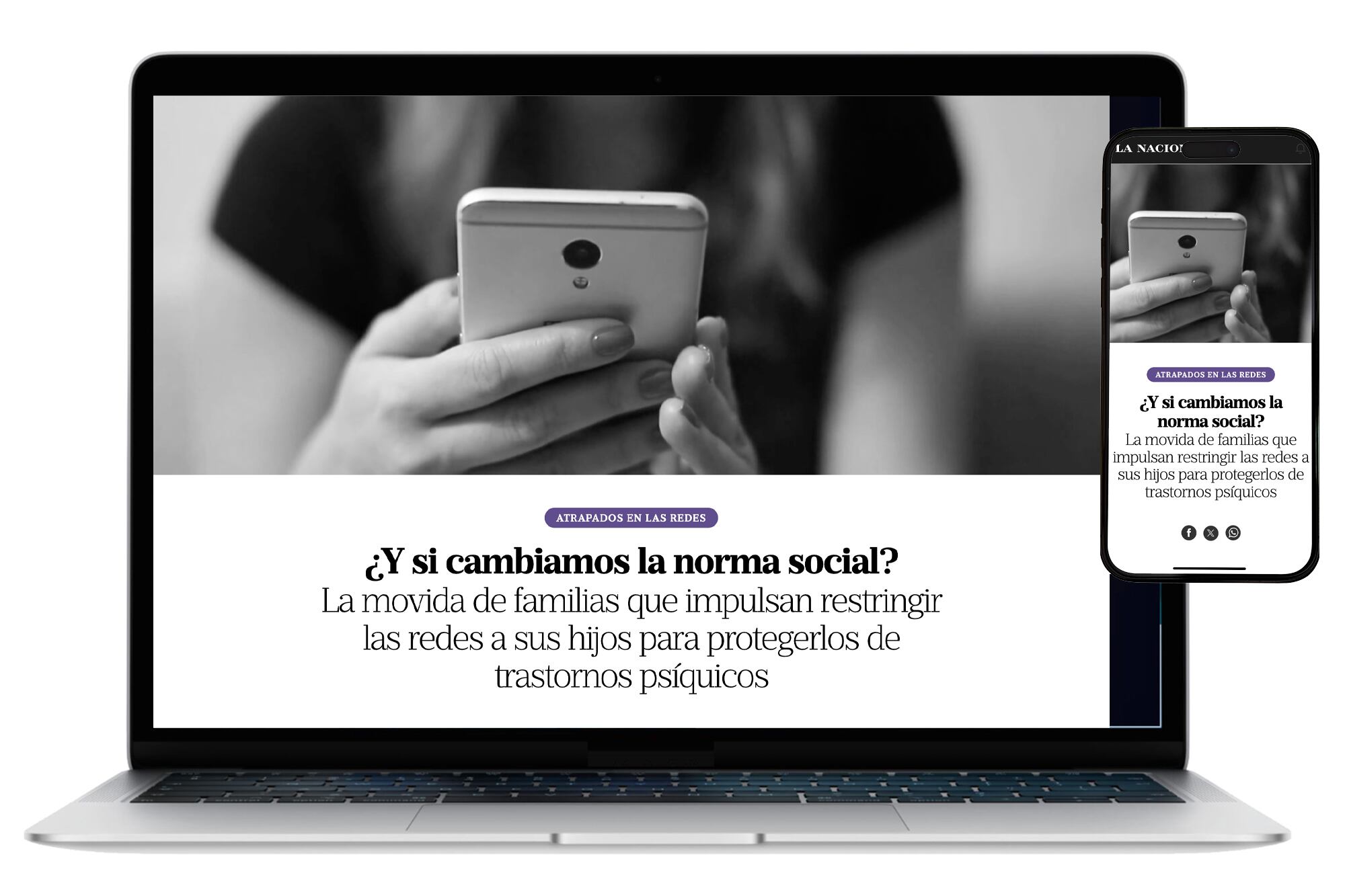 La serie Atrapados en las redes de LA NACION se impuso en la categoría Mejor Proyecto con Impacto Social
