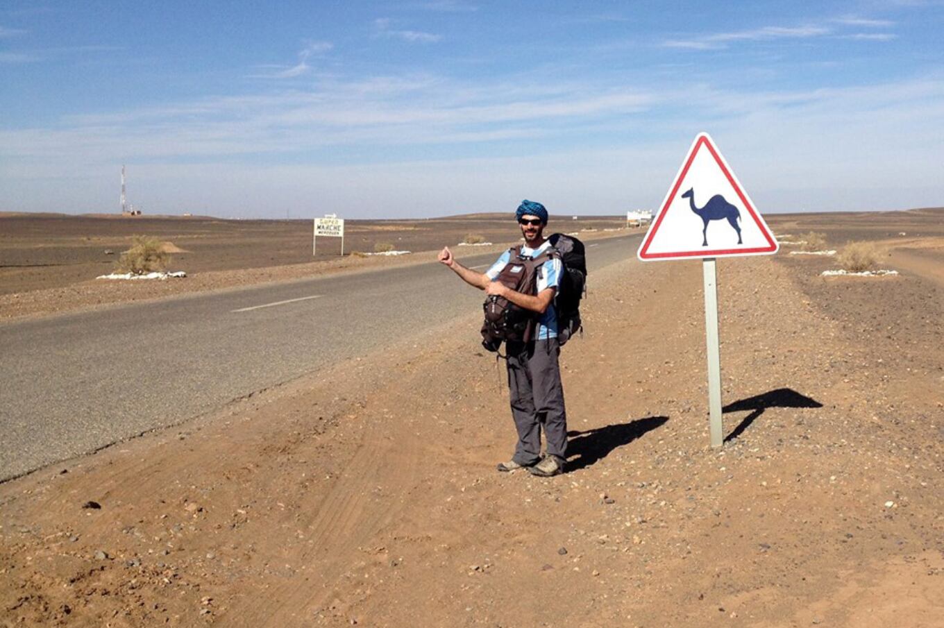 “Para mi sorpresa, a los cinco minutos frenó una familia árabe...
