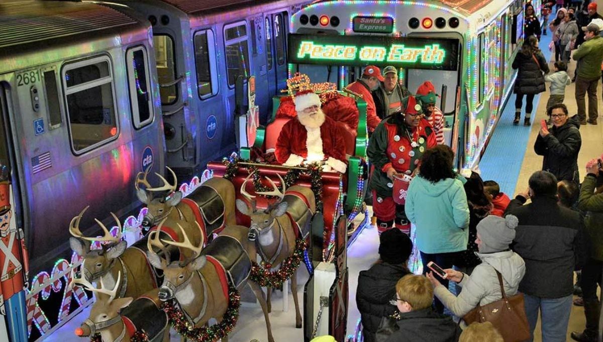 En Chicago: CTA revela cuál será el horario de los autobuses y trenes navideños
