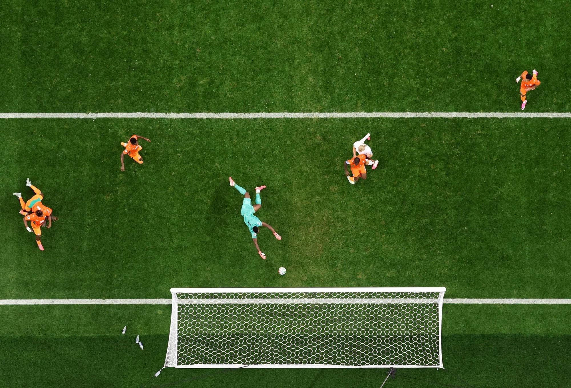 Así sellaba Haaland el pase a octavos de final (Photo by Lars Baron / GETTY IMAGES NORTH AMERICA / Getty Images via AFP)