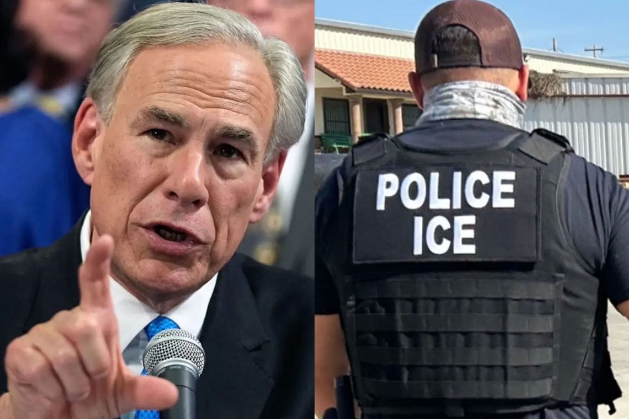 Polémica en Texas: Abbott amenaza con retirar US$110 millones en fondos por la política sobre el ICE en Houston 6 Greg Abbott dice que la nueva ordenanza de Houston sobre el ICE obstaculiza el cumplimiento de leyes migratorias