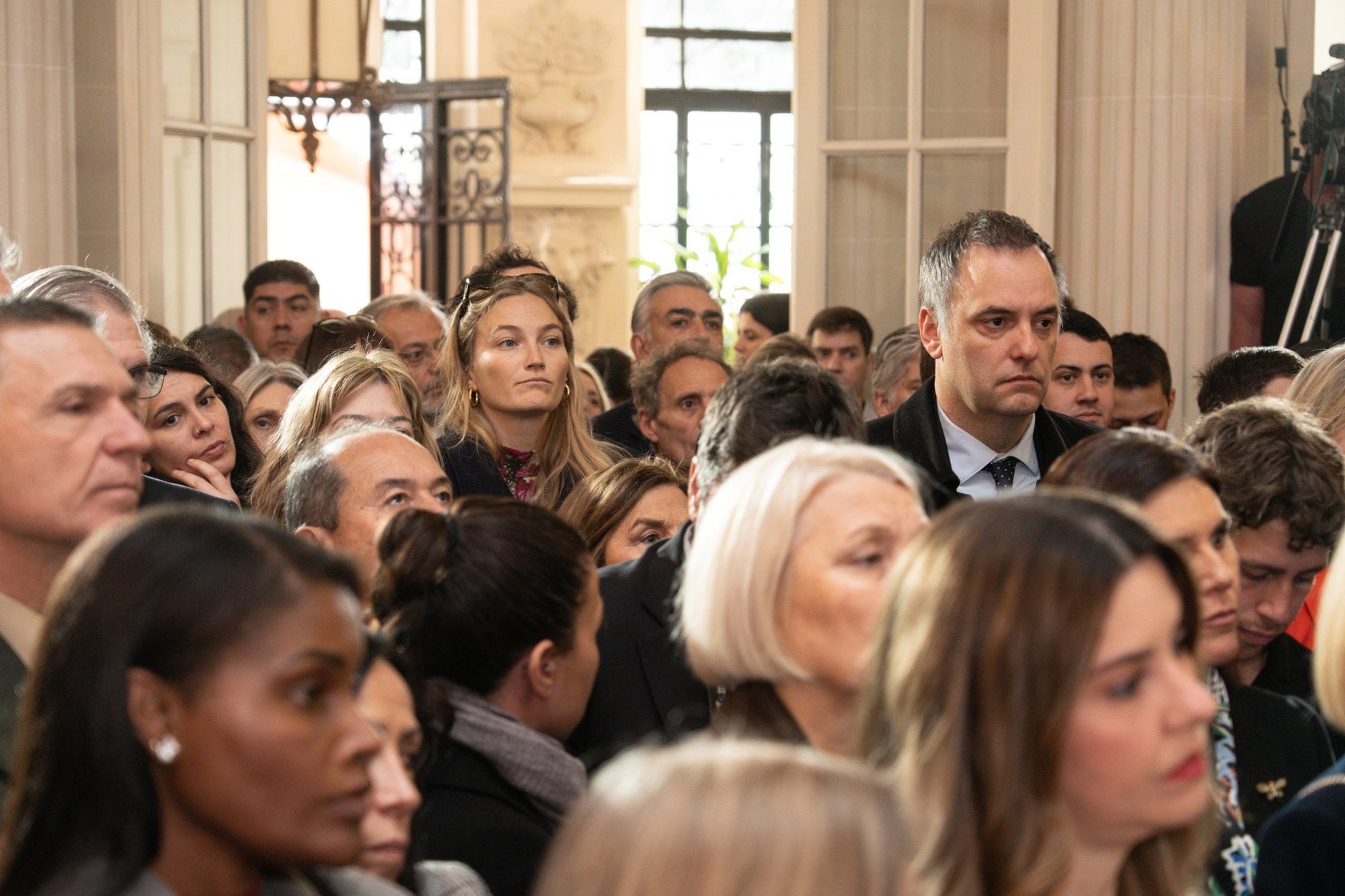 Adorni en el Palacio Alvear, cuando se celebró el Día de la República de Italia