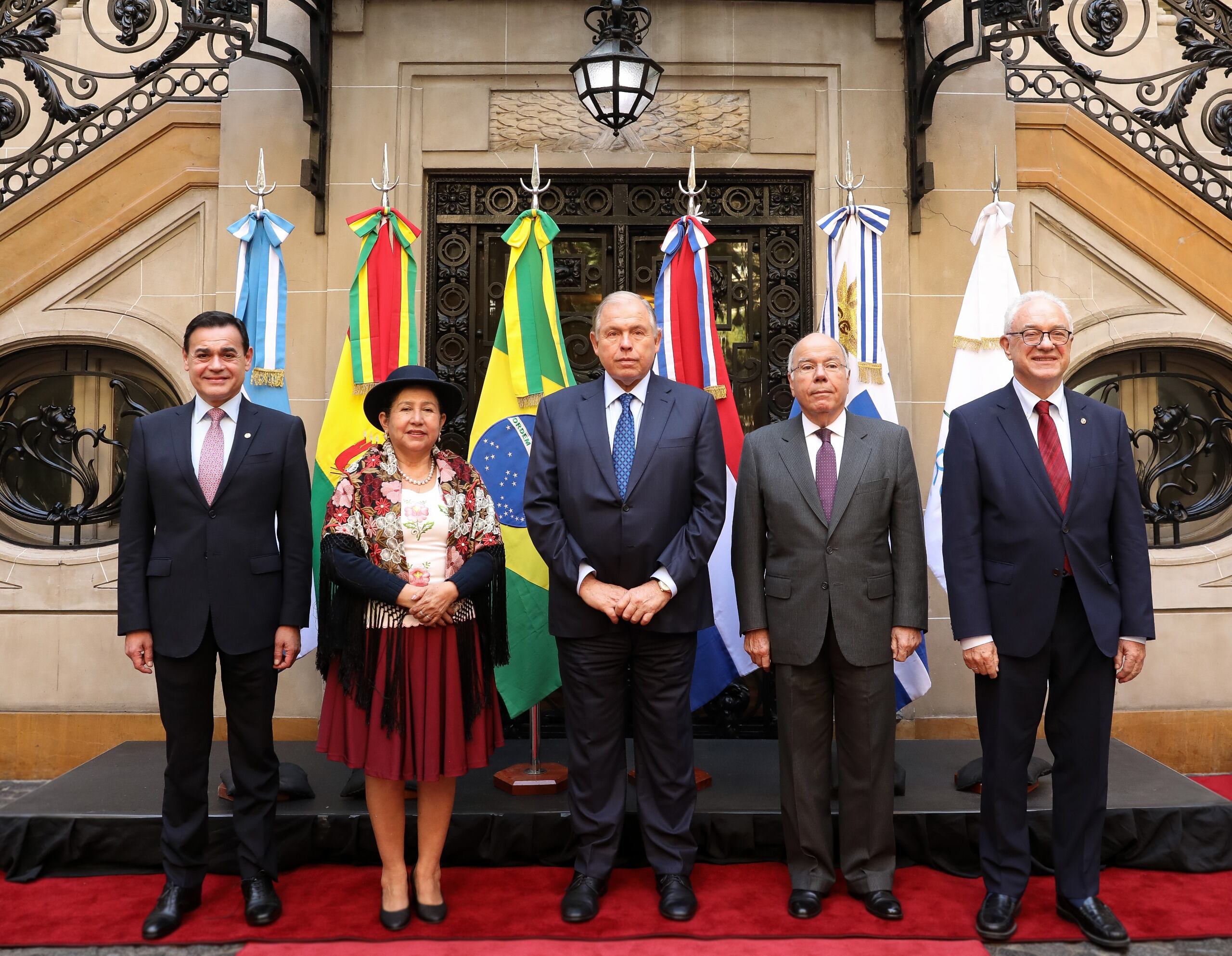 Gerardo Werthein con los cancilleres del Mercosur