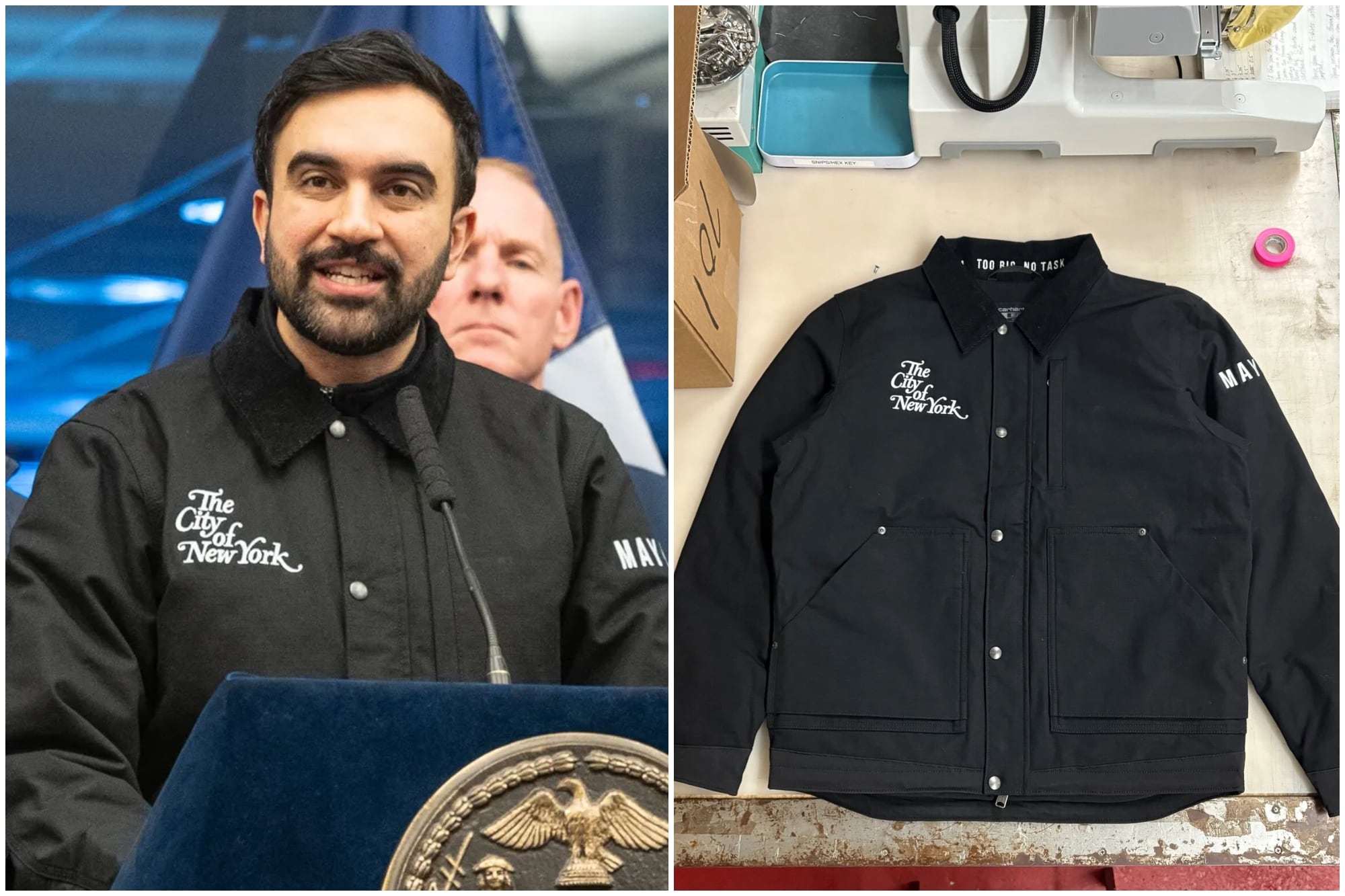Cuánto cuesta y cuál es la historia detrás del abrigo que Zohran Mamdani hizo popular durante la ola de frío de Nueva York