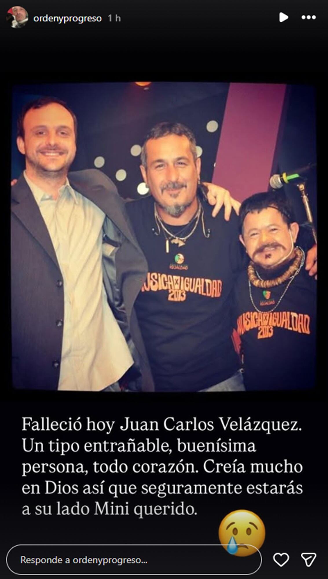 Matías Castañeda compartió un sentido mensaje de despedida para Velázquez