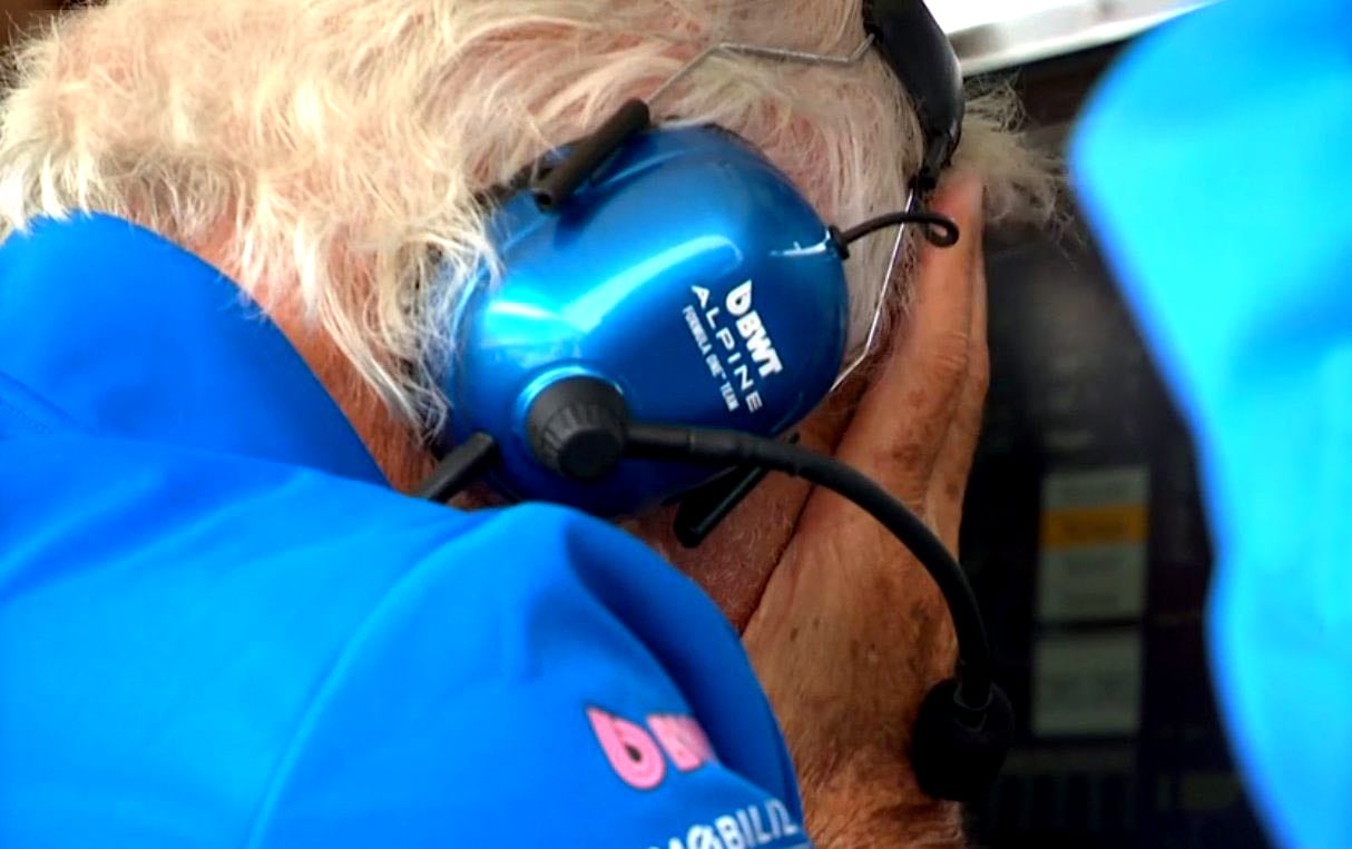 La reacción de Flavio Briatore tras el despiste de Franco Colapinto en Silverstone