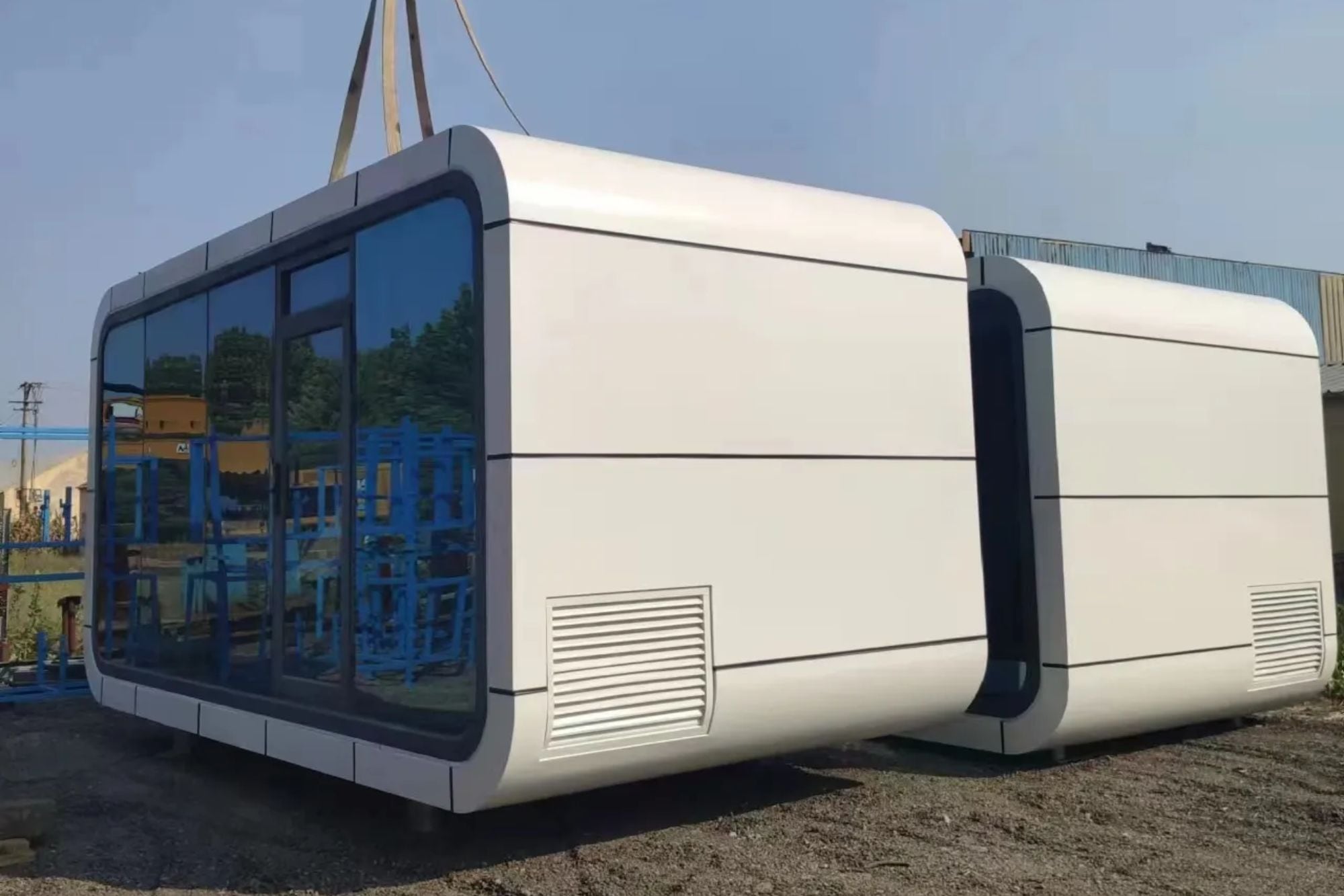 La casa prefabricada que se vende en Alibaba viene en tres tamaños diferentes, por lo que los compradores pueden elegir el que más les convenga según sus necesidades (Alibaba)