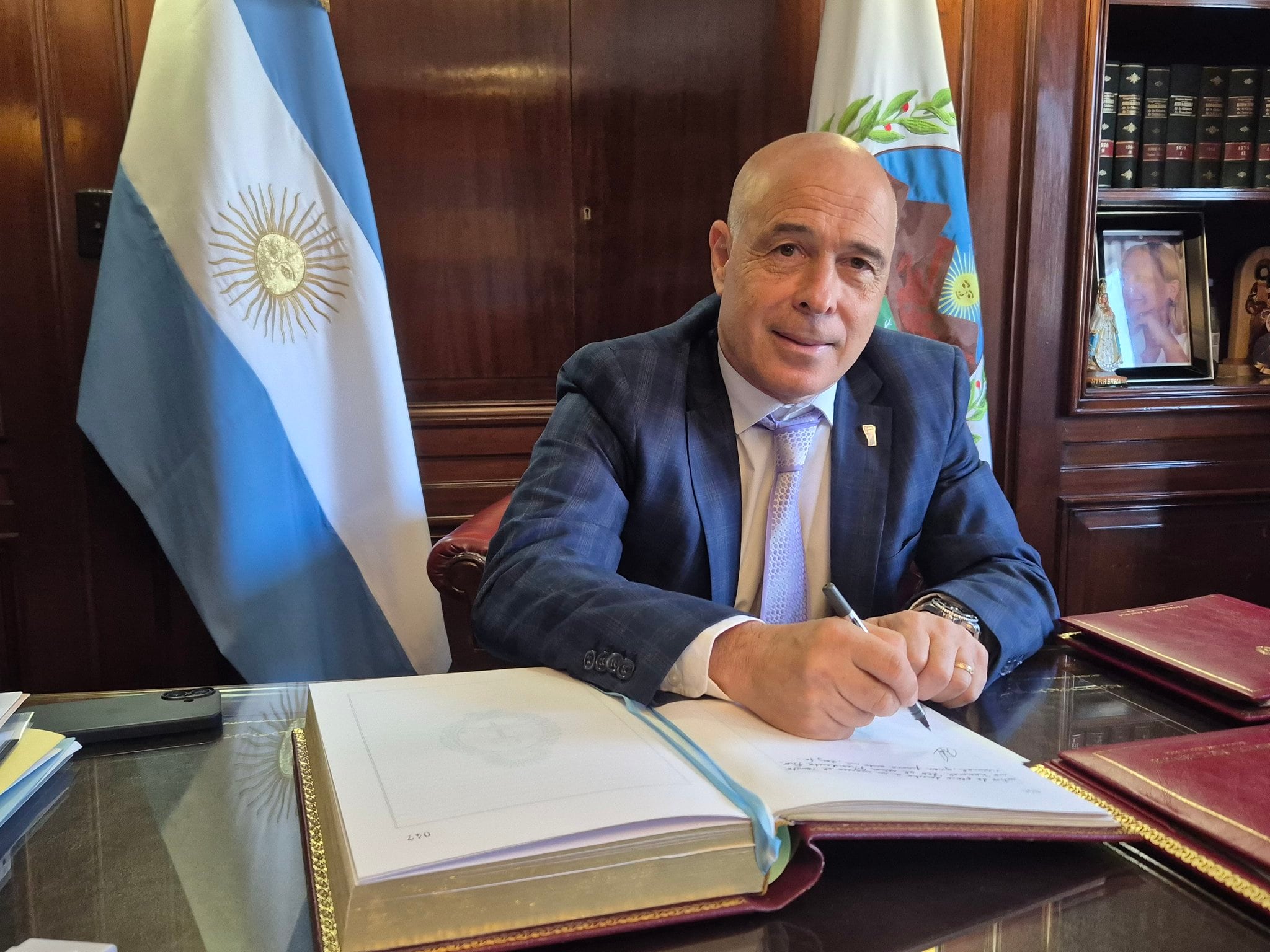El presidente provisional del Senado, Bartolomé Abdala