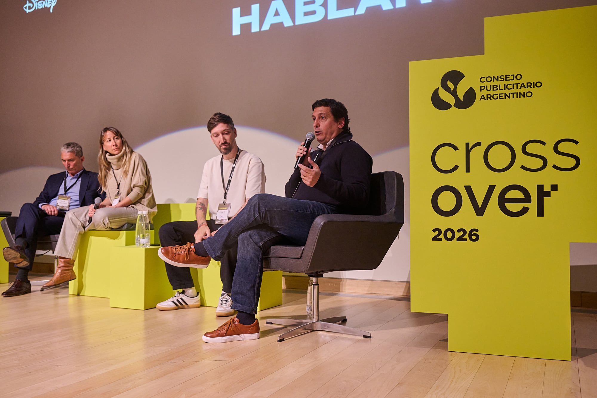José Antonio Scioli (Cruz Roja Argentina), Pía Fittipaldi (Dove), Daro González (VML Argentina) y Fernando Radaelli (Farmacity)