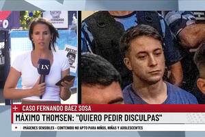 Caso Báez Sosa: Thomsen lloró y dijo “jamás se me hubiese ocurrido matar a alguien”