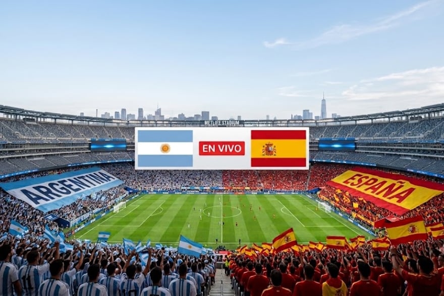A qué hora de EE.UU. juega Argentina vs. España hoy en New York: en vivo la final del Mundial 2026