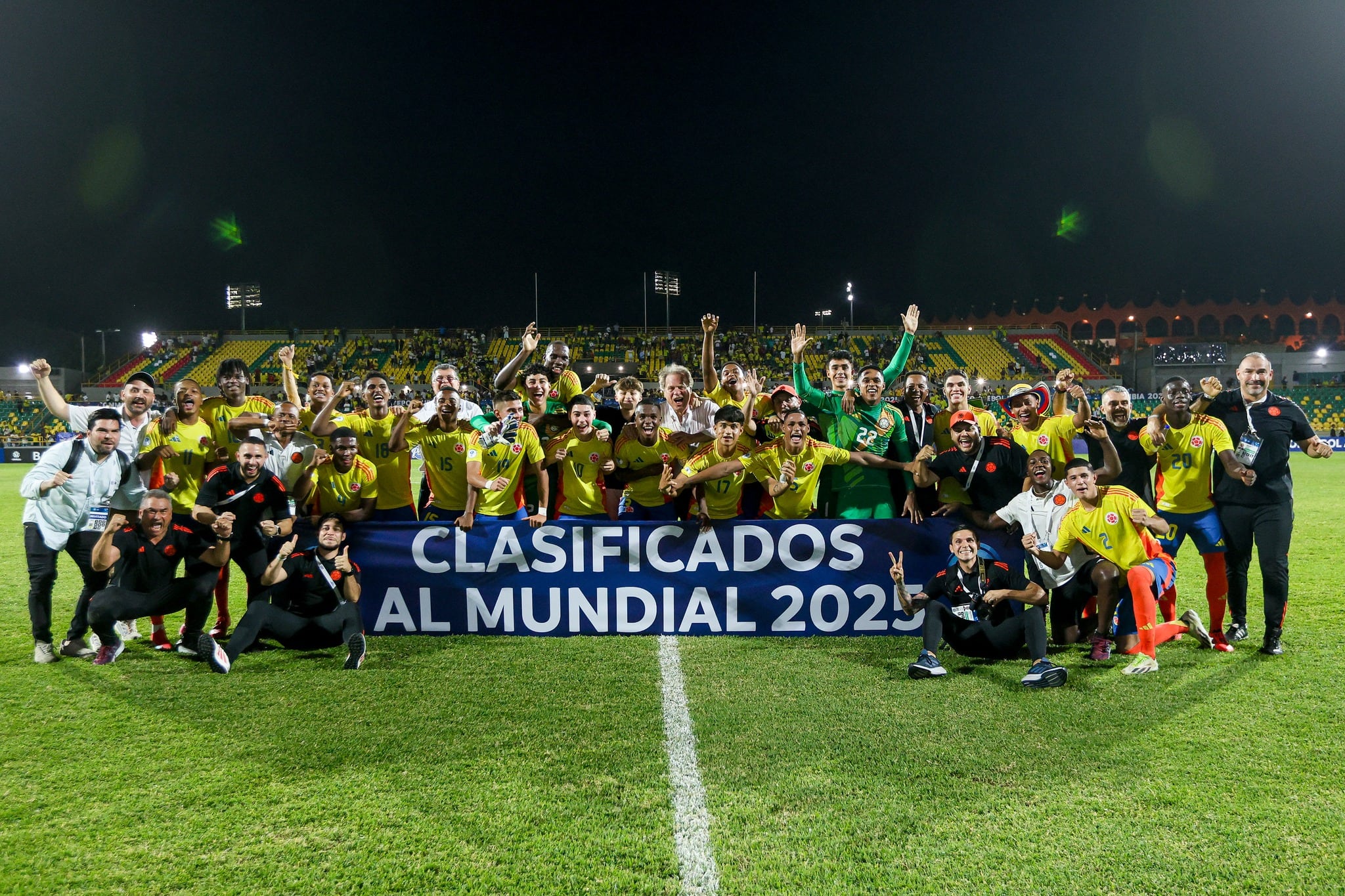 Colombia, ya clasificada al Mundial Sub 17, quiere coronar el Sudamericano ante su gente