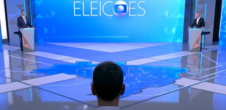A las 21.40 hora argentina dio inicio el debate presidencial brasileño