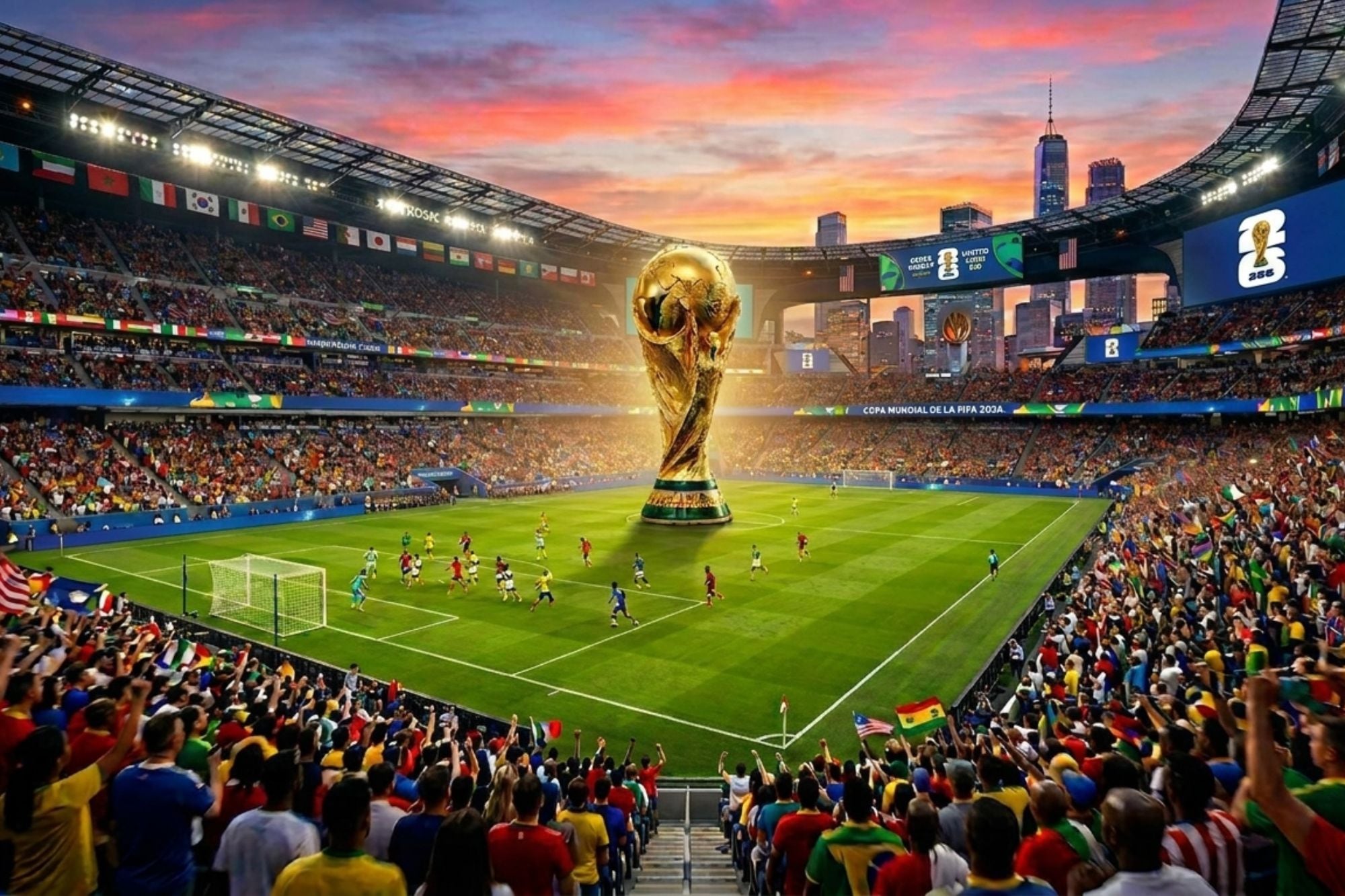 El mayor Mundial de la historia en cifras: 104 partidos, 48 equipos y tres países.