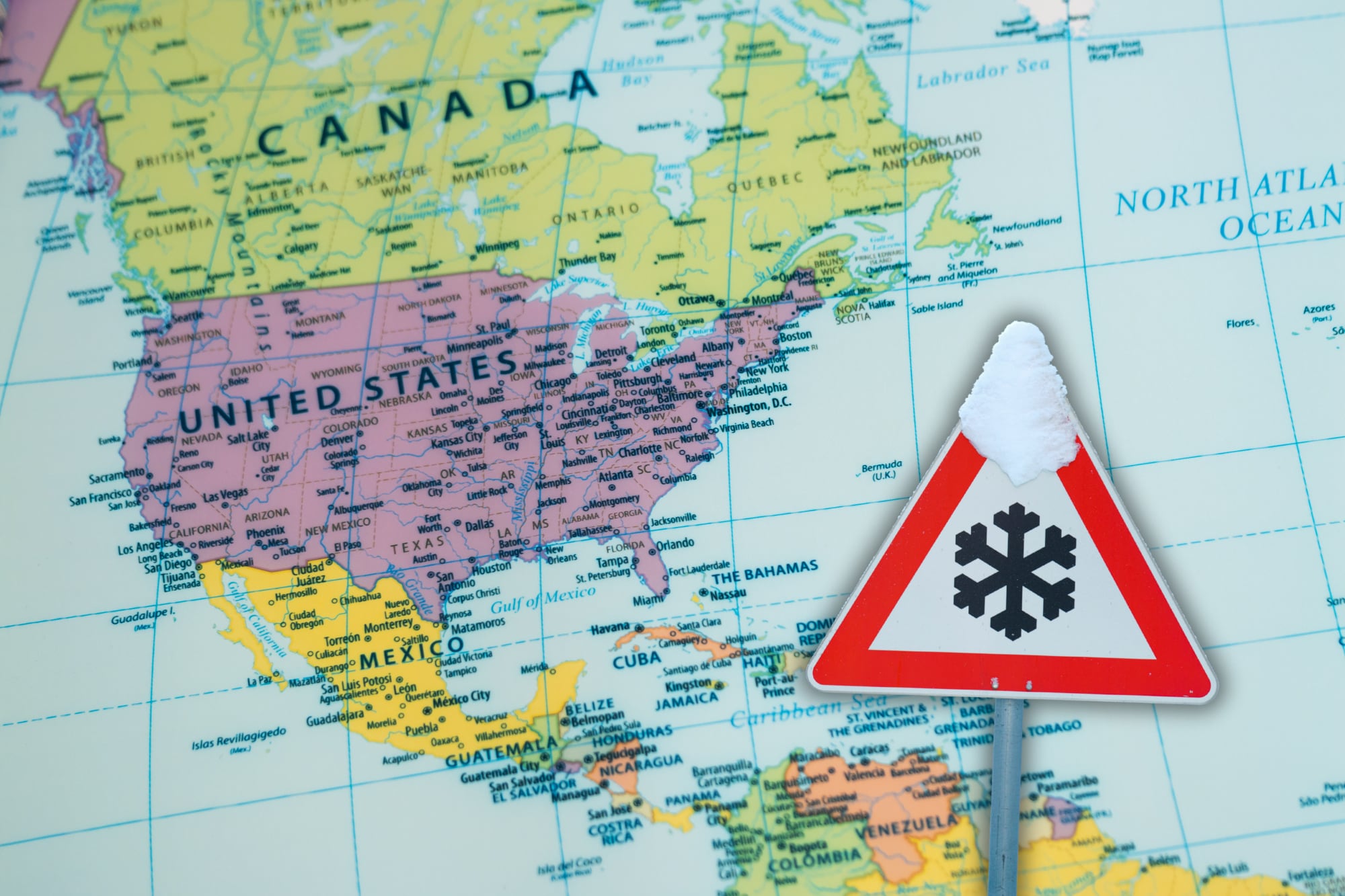 Clima de hoy en EE.UU.: de Texas a Nueva York, los 19 estados donde rige la alerta por tormenta invernal este viernes 23 de enero