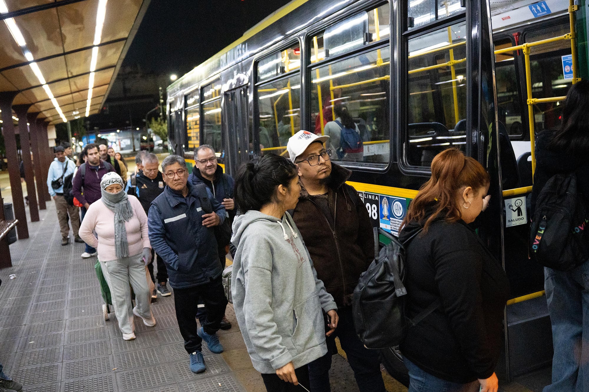 Las esperas entre colectivo y colectivo se expandieron más de lo habitual durante las últimas semanas