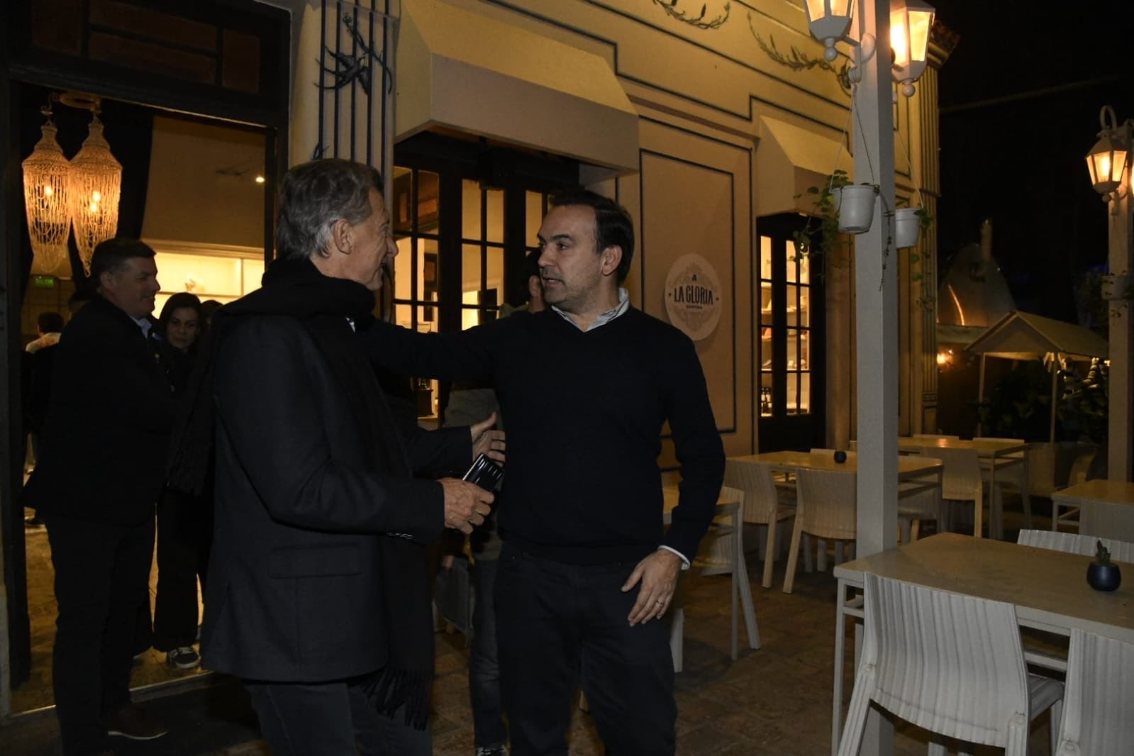 Mauricio Macri y Francisco Quintana en Mendoza, en mayo pasado