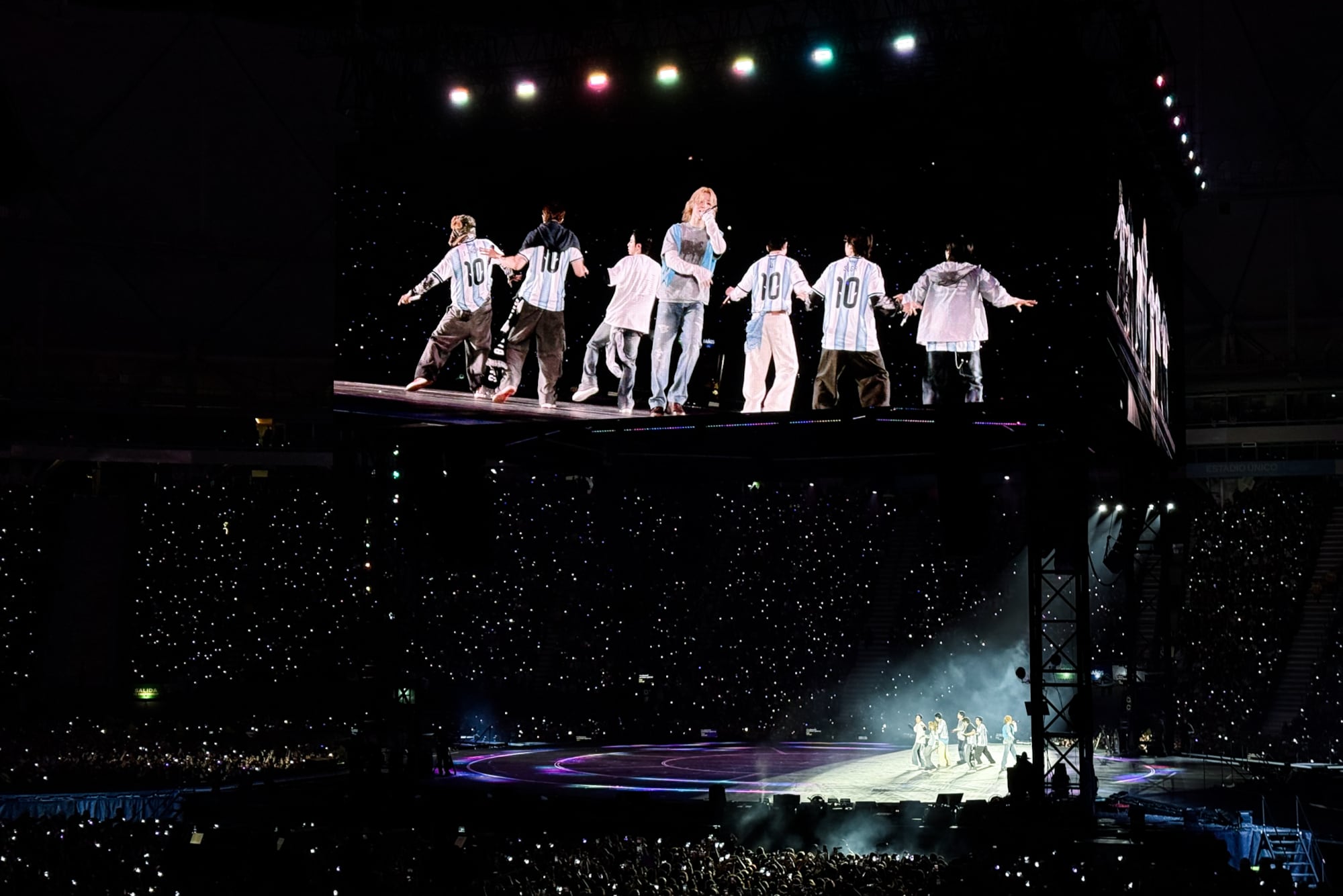 Concierto de BTS en el estadio de La Plata