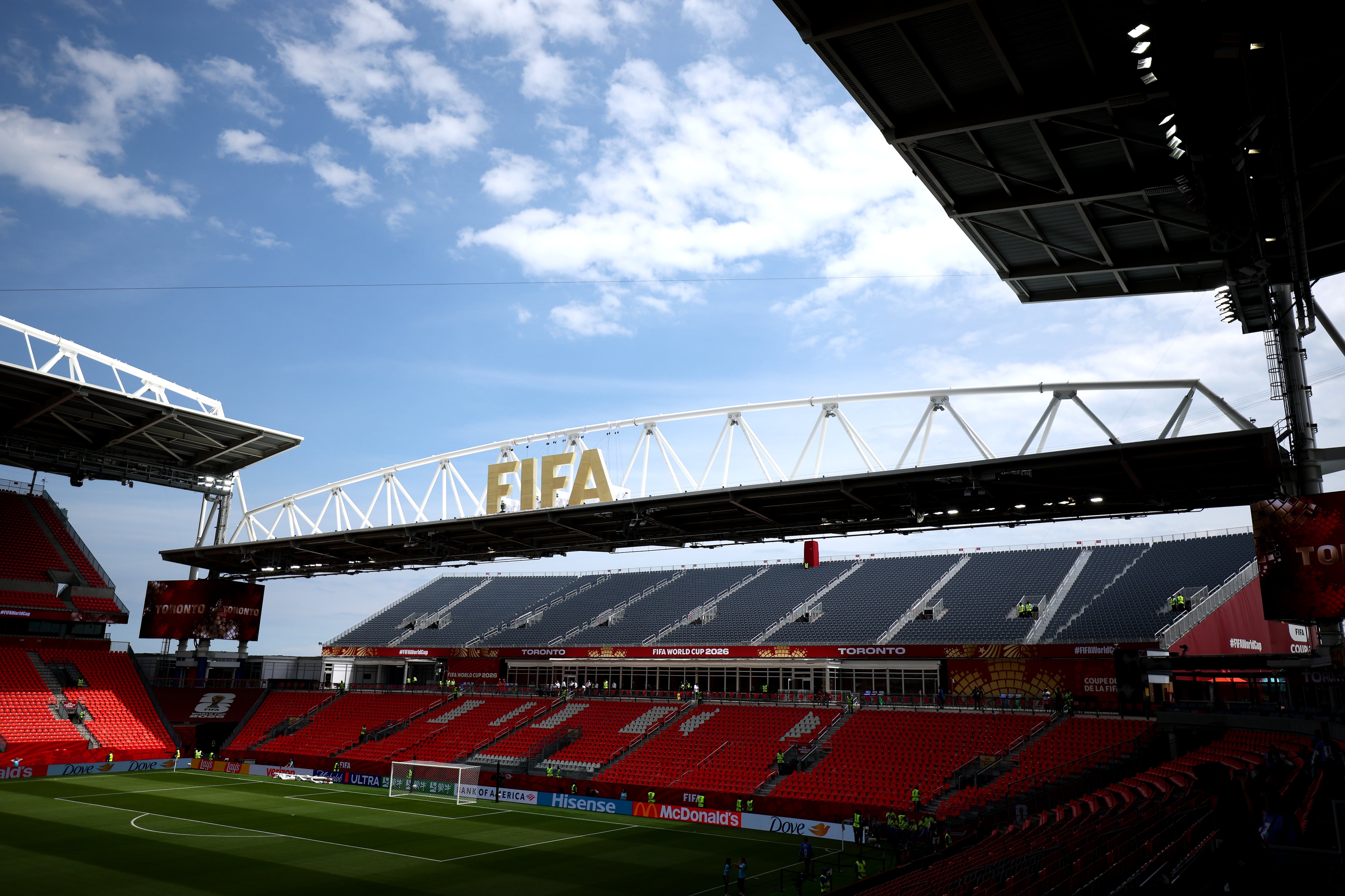 El Toronto Stadium previo al debut de Ghana y Panamá